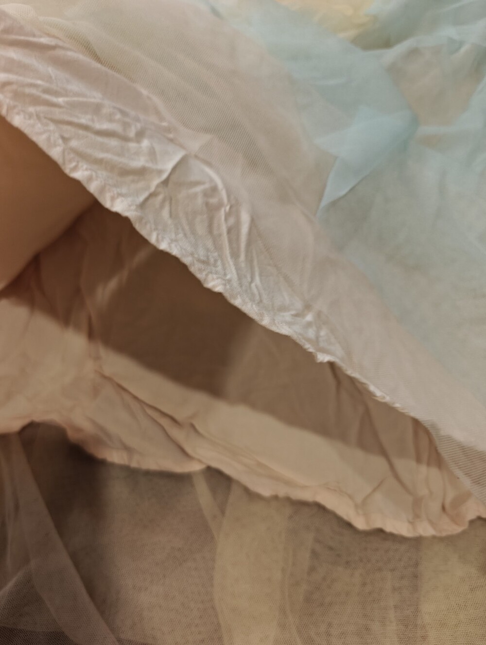 Anthropologie Pernille Rosenkilde Strapless Colorblock Tulle Dress - Picture 12 of 12